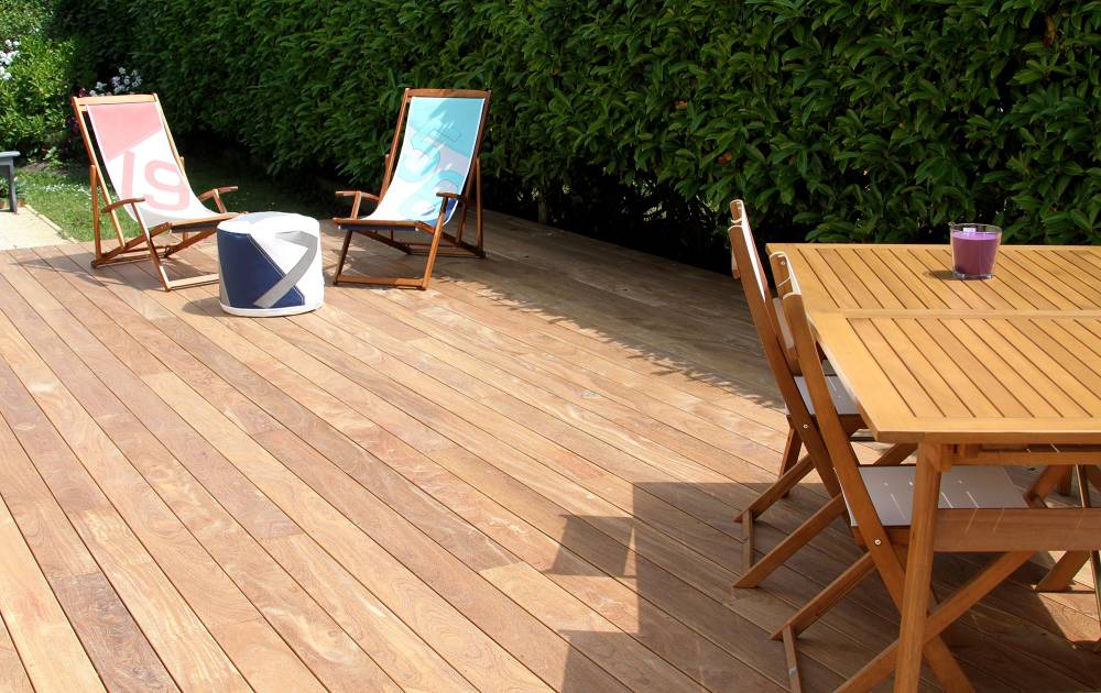 Agrandissement terrasse à Paron 